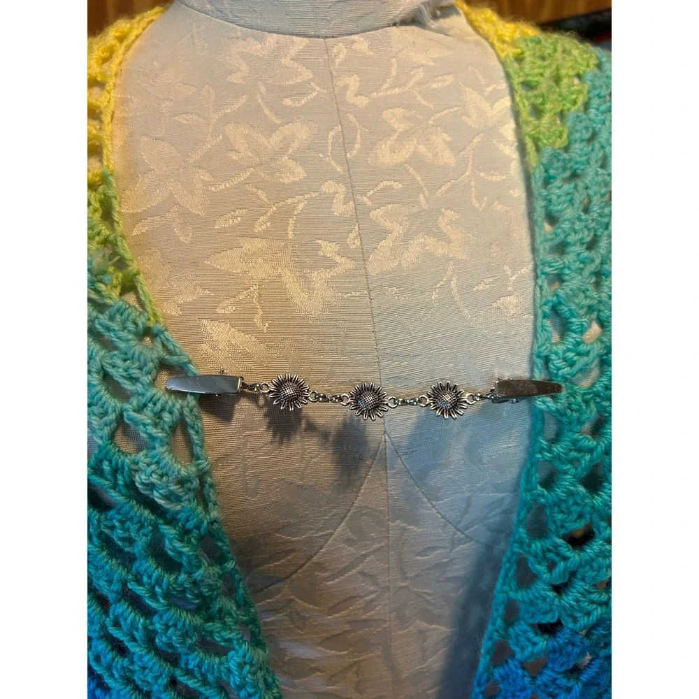 Handmade crochet shawl